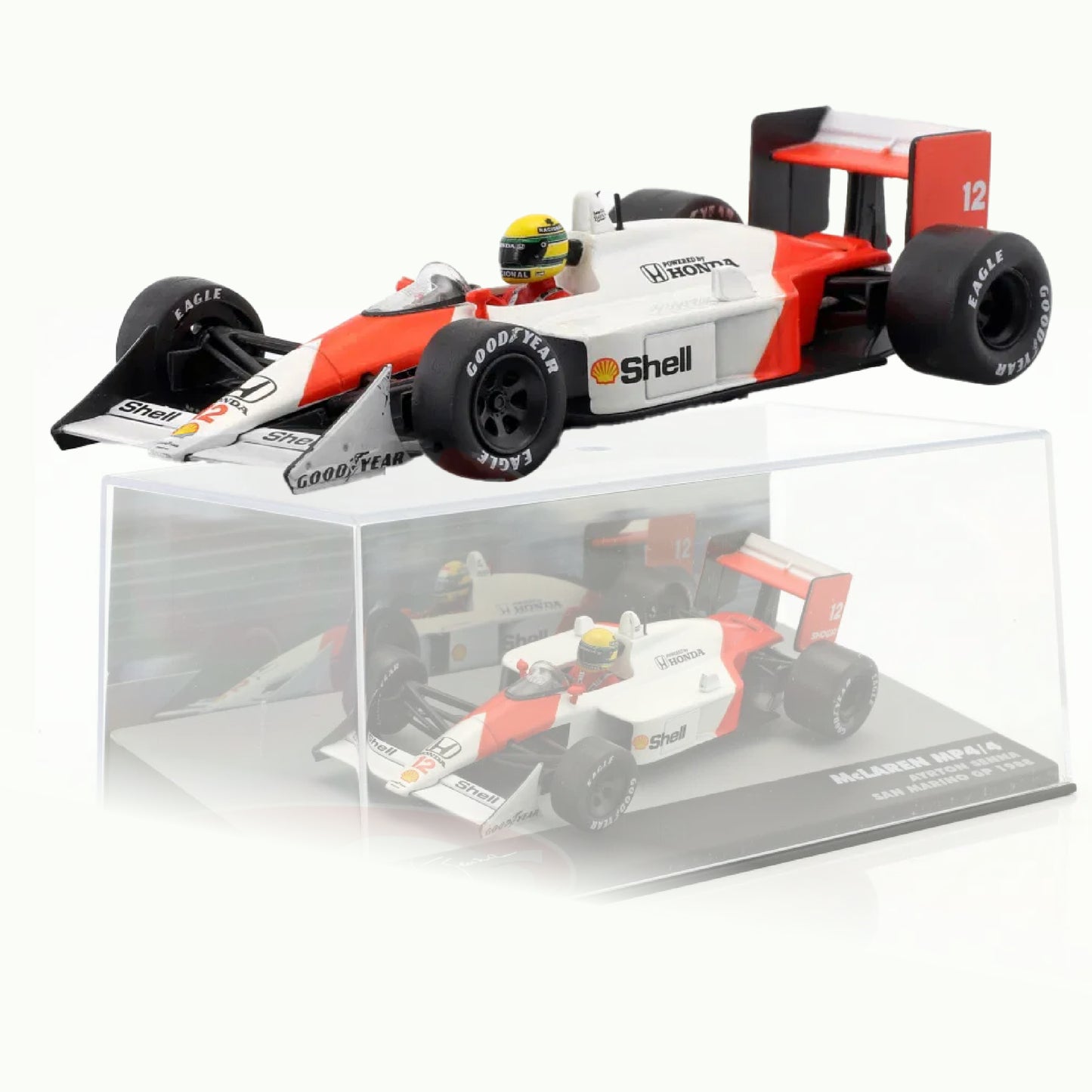 Ayrton Senna McLaren MP4/4 1988 - Escala 1/43