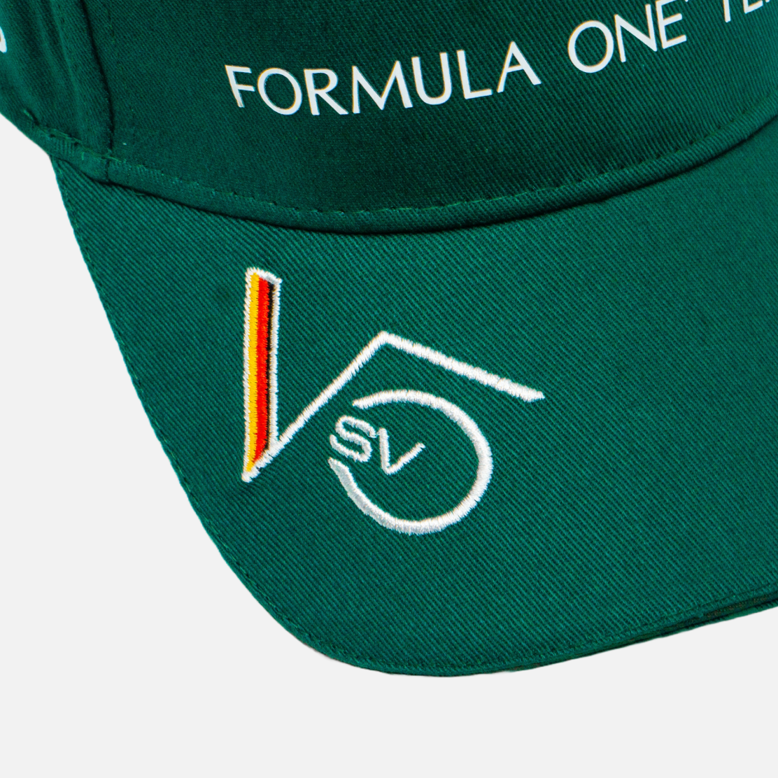 Gorra Sebastian Vettel Aston Martín 2021 - Verde (BAJO PEDIDO)
