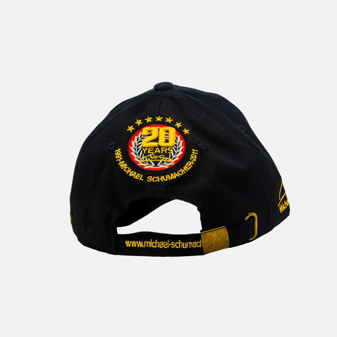 Gorra Michael Schumacher 20 years formula 1 Black Edition (BAJO PEDIDO)