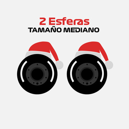 Esferas Navideñas corredores F1