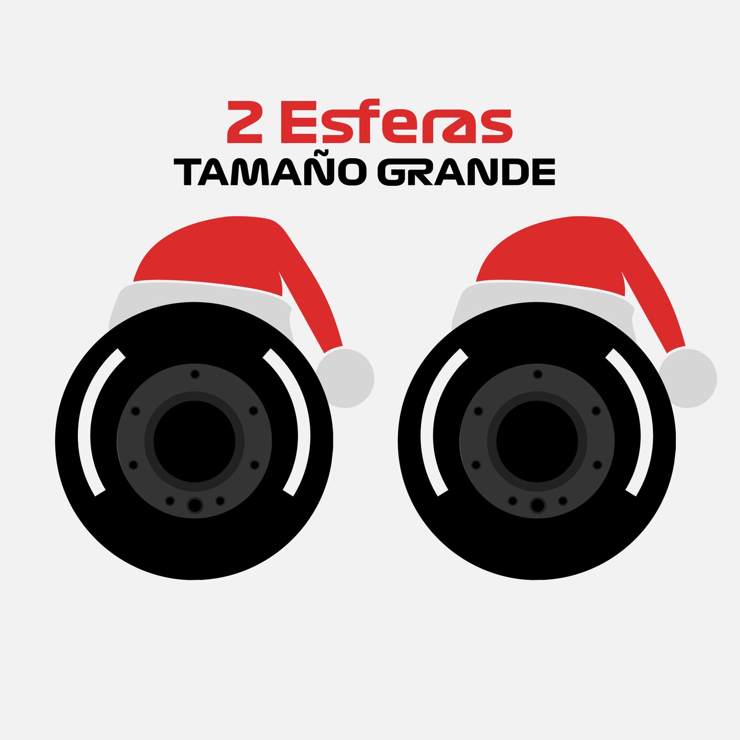 Esferas Navideñas corredores F1