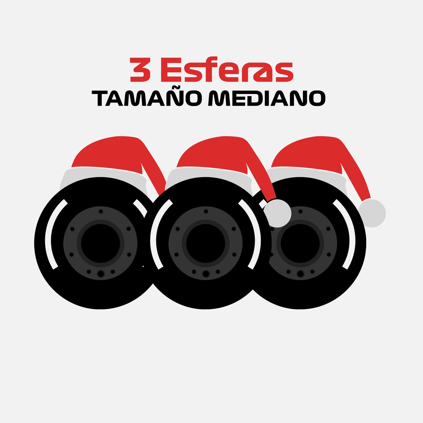 Esferas Navideñas corredores F1