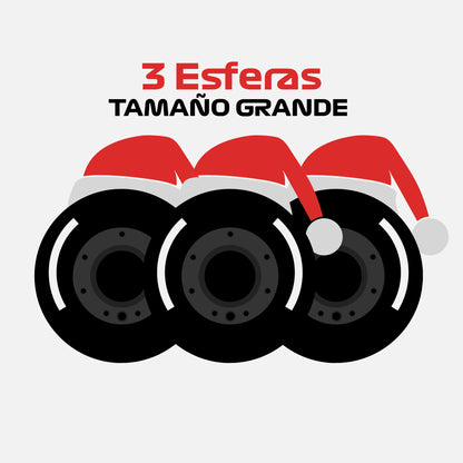 Esferas Navideñas corredores F1