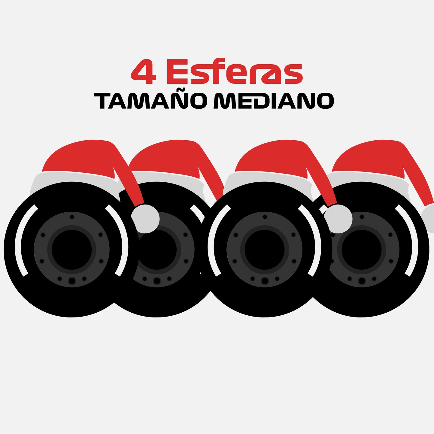 Esferas Navideñas corredores F1