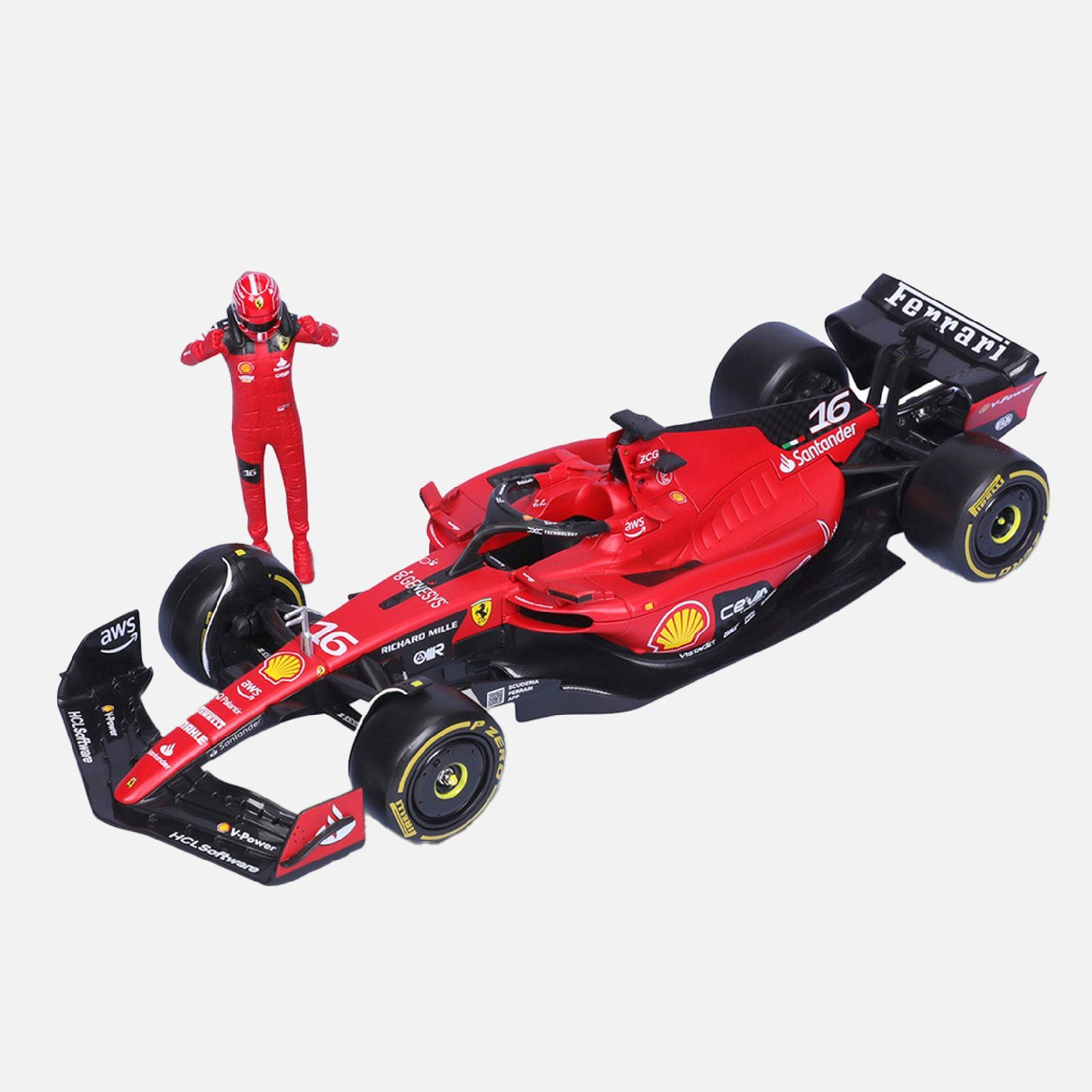 Ferrari SF-23 Charles Leclerc con figura