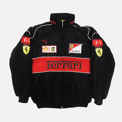 Chaqueta Ferrari negra Vintage