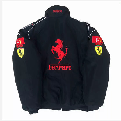 Chaqueta Ferrari negra Vintage