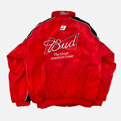 Chaqueta Budweiser roja Vintage