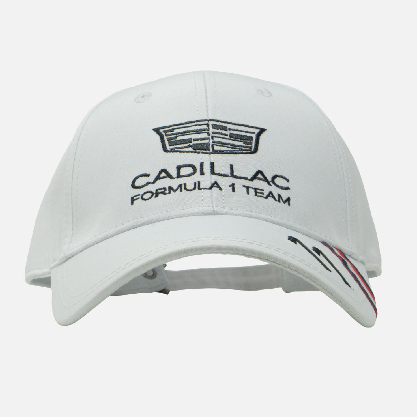 Gorra Checo Pérez Cadillac blanca escudería 2026 (BAJO PEDIDO)