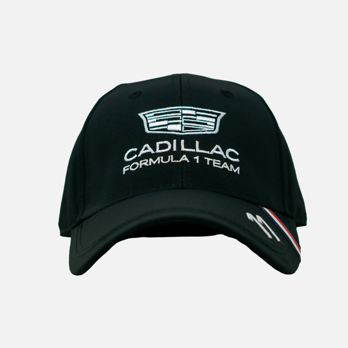 Gorra Checo Pérez Cadillac negra escudería 2026