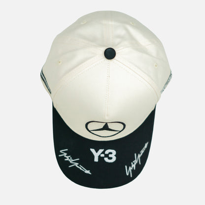 Gorra Mercedes Y-3 Race Cap White 2026
