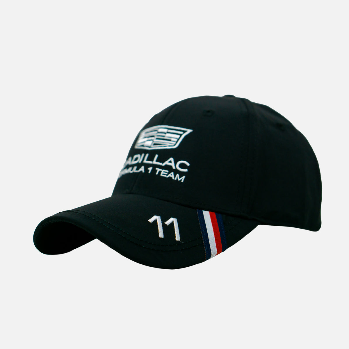 Gorra Checo Pérez Cadillac negra escudería 2026