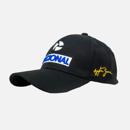 Gorra Ayrton Senna Nacional Negra