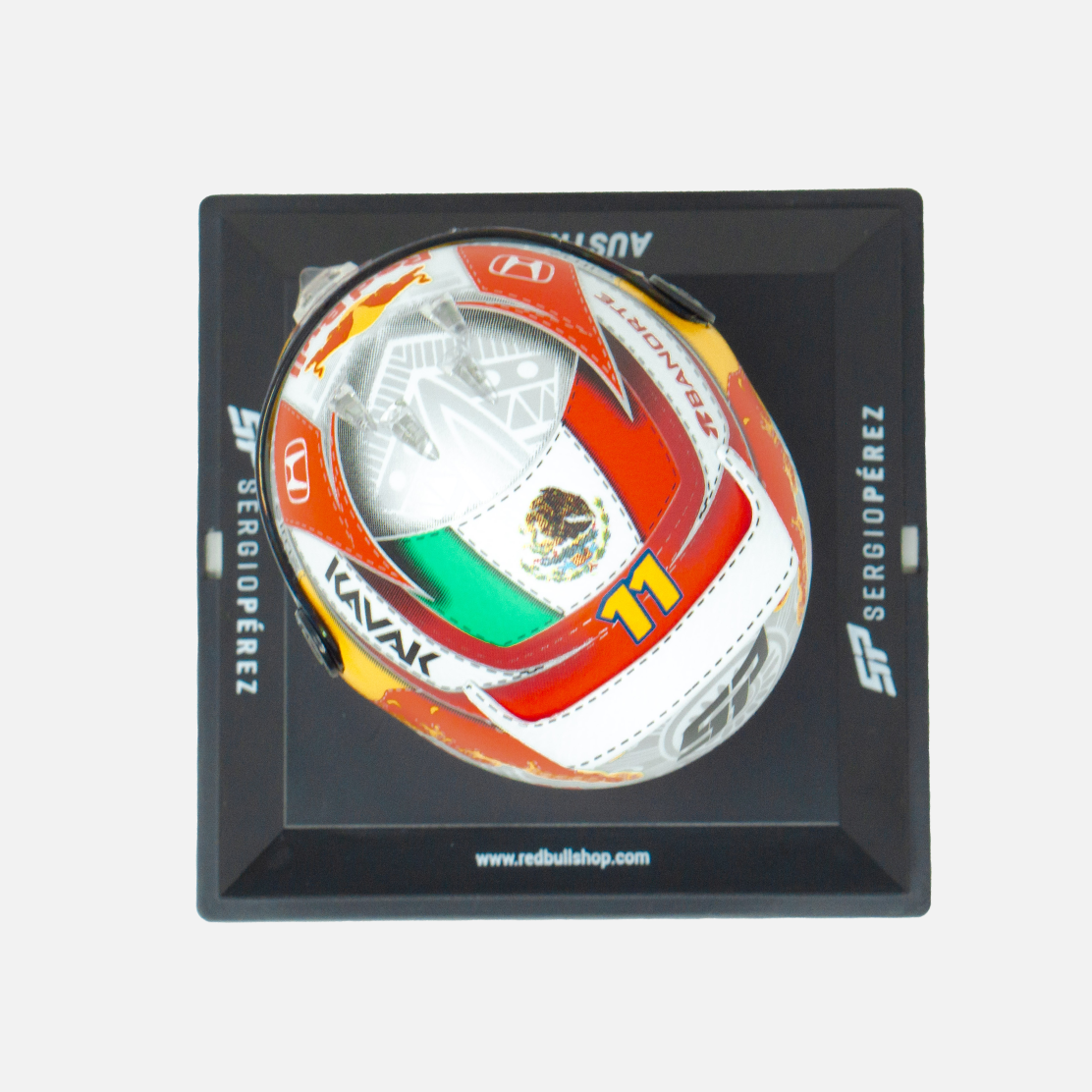 Casco Checo Perez Austria GP 2021 Escala 1/4