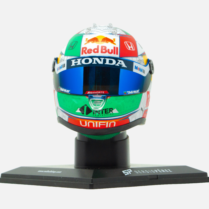 Casco Checo Perez México GP 2021 Escala 1/4