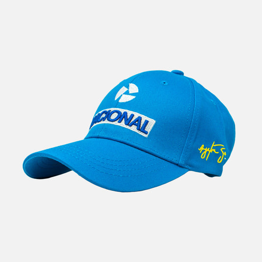 Gorra Ayrton Senna Nacional Azul