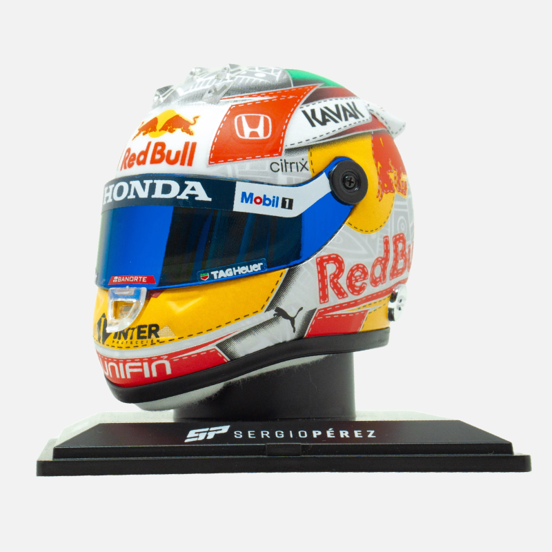 Casco Checo Perez Austria GP 2021 Escala 1/4