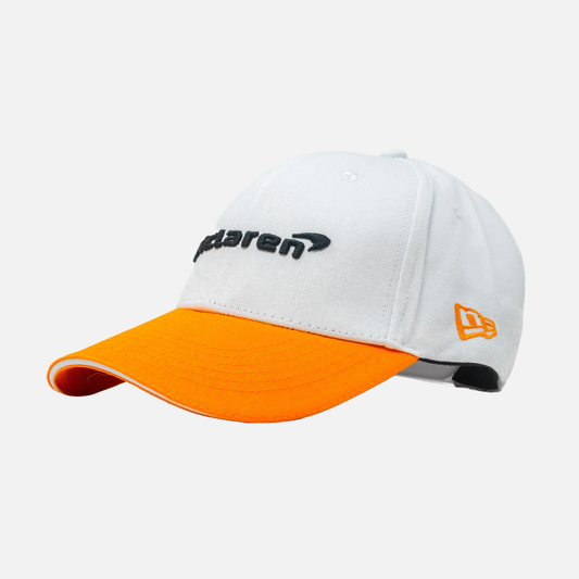 Gorra Mclaren White and Orange