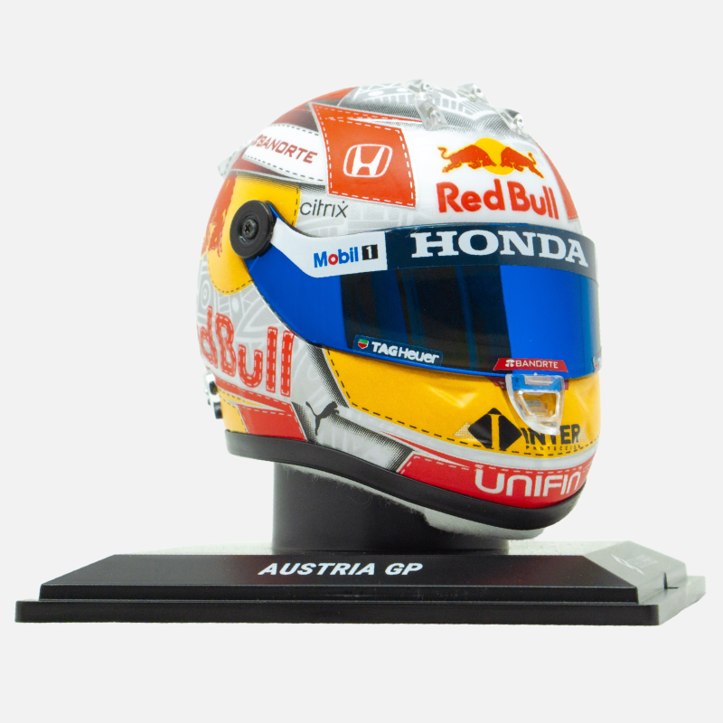 Casco Checo Perez Austria GP 2021 Escala 1/4