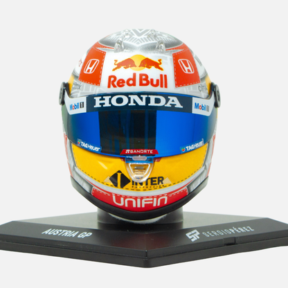 Casco Checo Perez Austria GP 2021 Escala 1/4