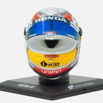 Casco Checo Perez Austria GP 2021 Escala 1/4