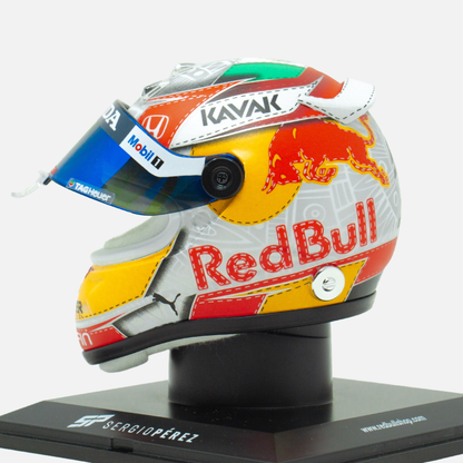 Casco Checo Perez Austria GP 2021 Escala 1/4