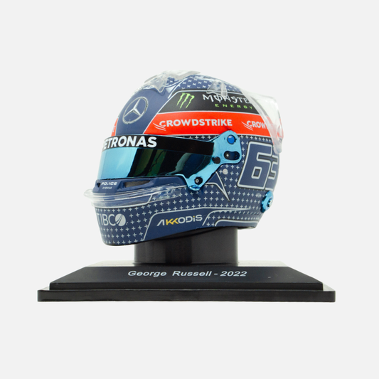 Casco George Russell Mercedes Japón GP 2022 Escala 1/5